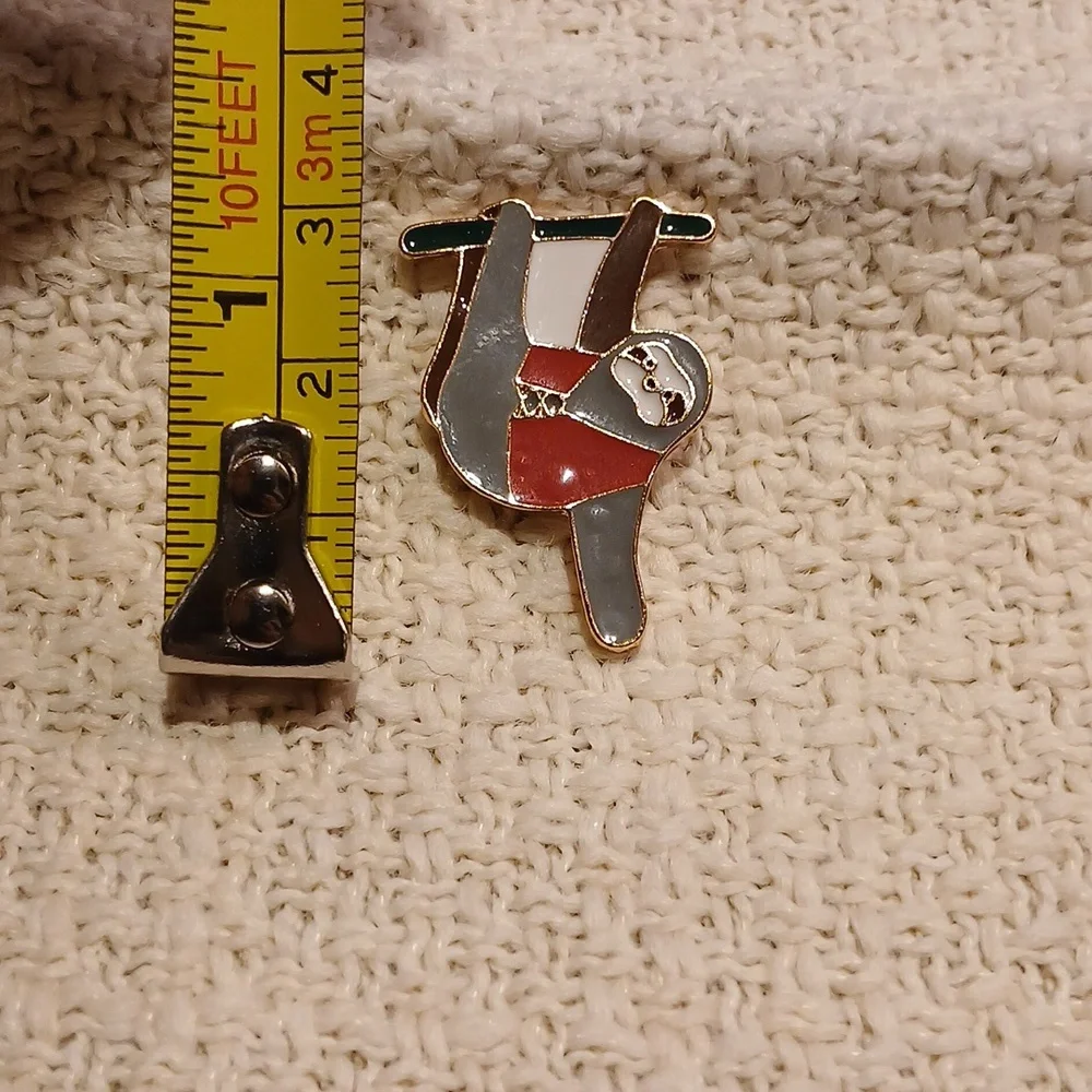 5/$25 NEW Sloth Enamel Pin